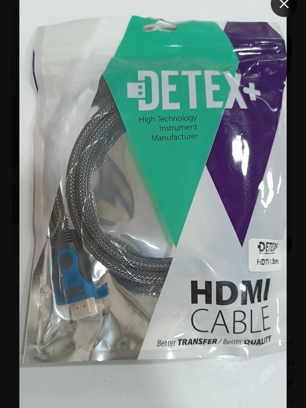 کابل HDMI 1.5m مدل DETEX+