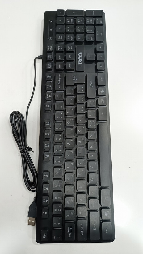 کیبورد باسیم تسکو مدل TK8049 نورپردازی RGB جذاب