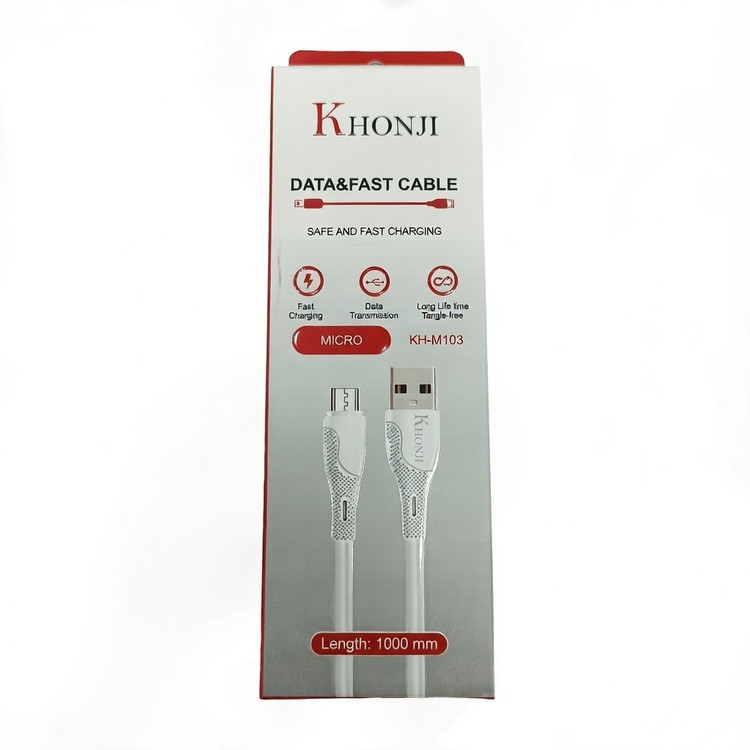 کابل میکرو خنجی مدل KH-M103 فست شارژ